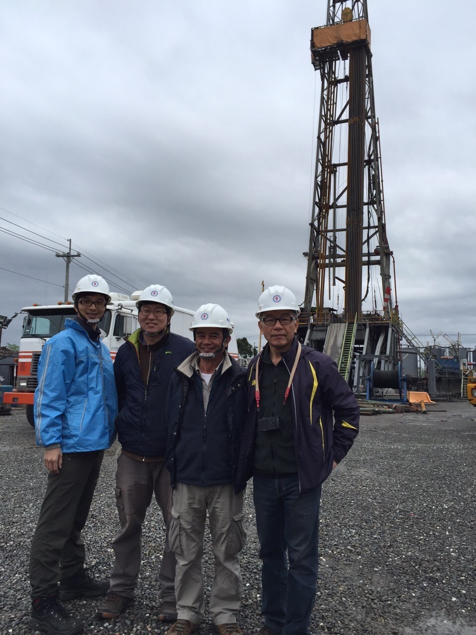 Geophysics testing at Hongchailin in Yilan. (2016.03.11)